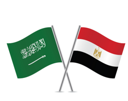 Egypt and KSA Flags